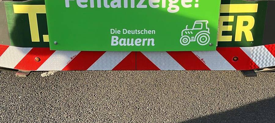 Im Januar 2024 haben die Bauern für bessere Bedingungen protestiert.
