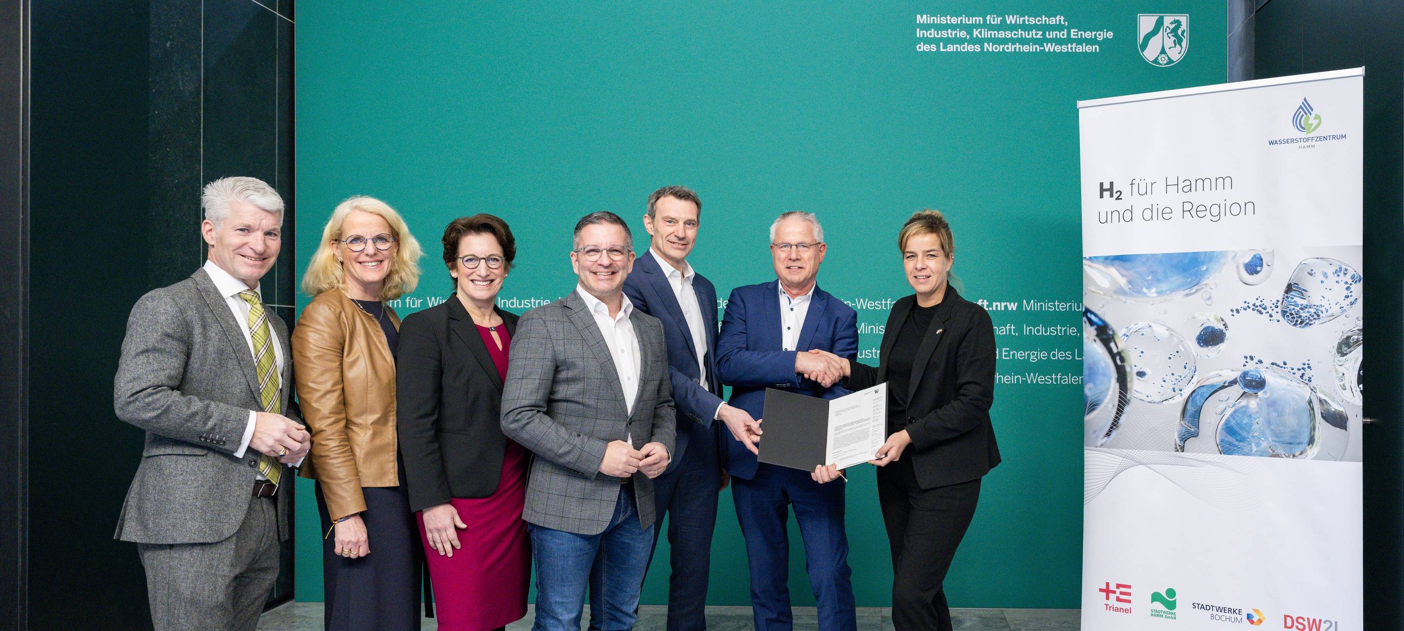 Bescheidübergabe Wasserstoff Förderung