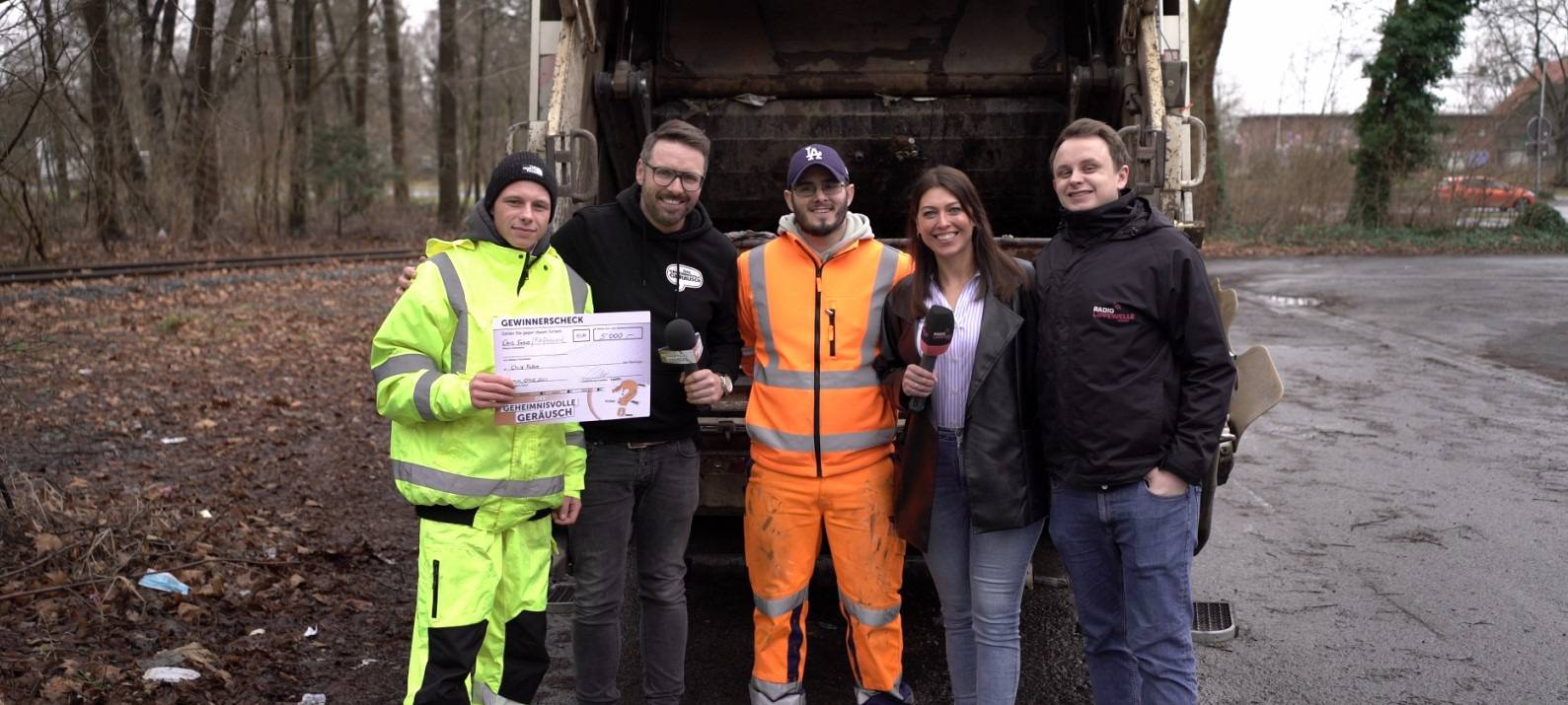 Chris Fabio, Daniel, Irina Neufeld und Robin Linnemann