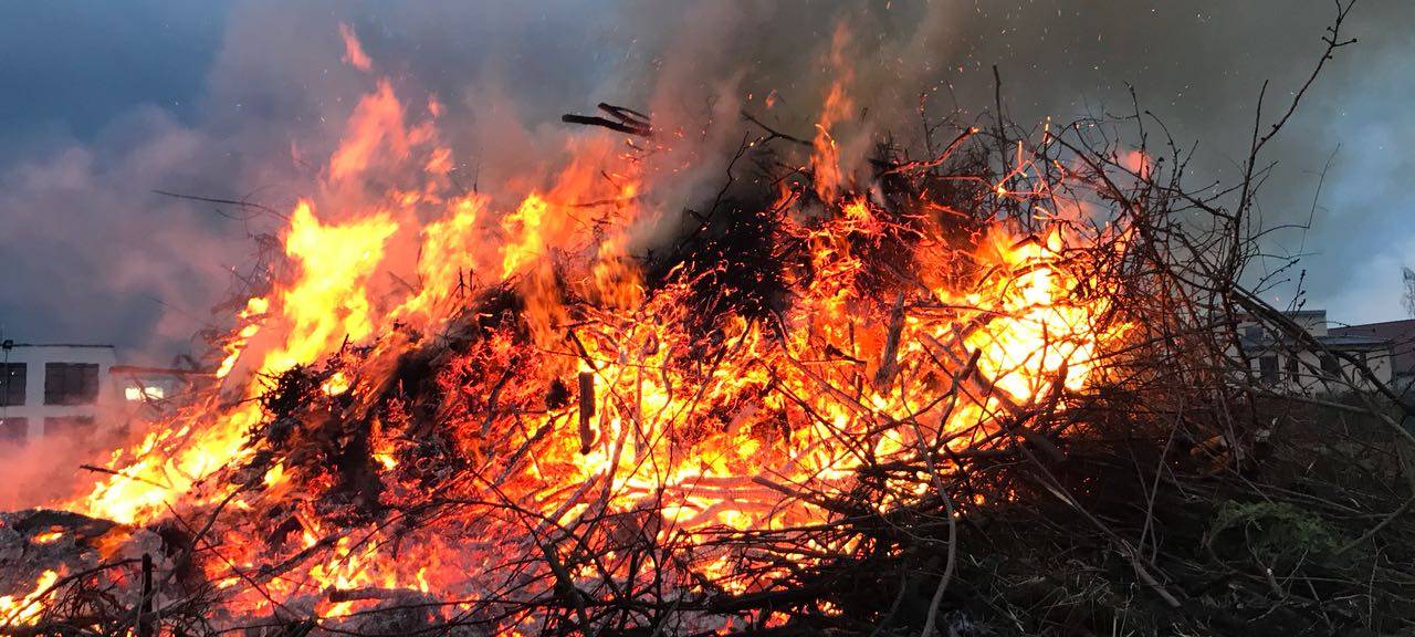 In Berge findet wieder das Osterfeuer statt