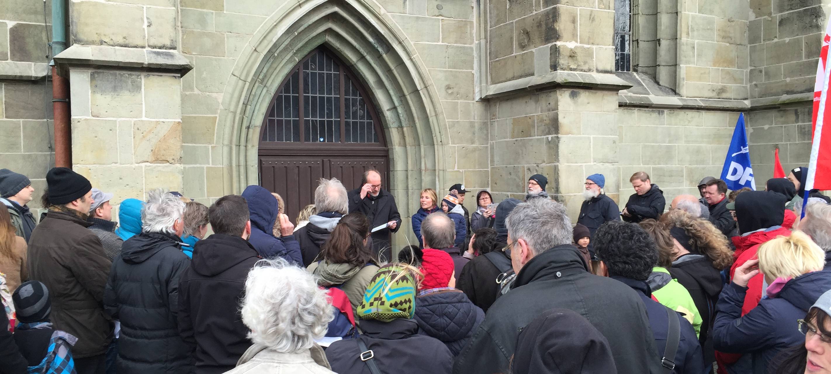 Eine Demo für den Frieden