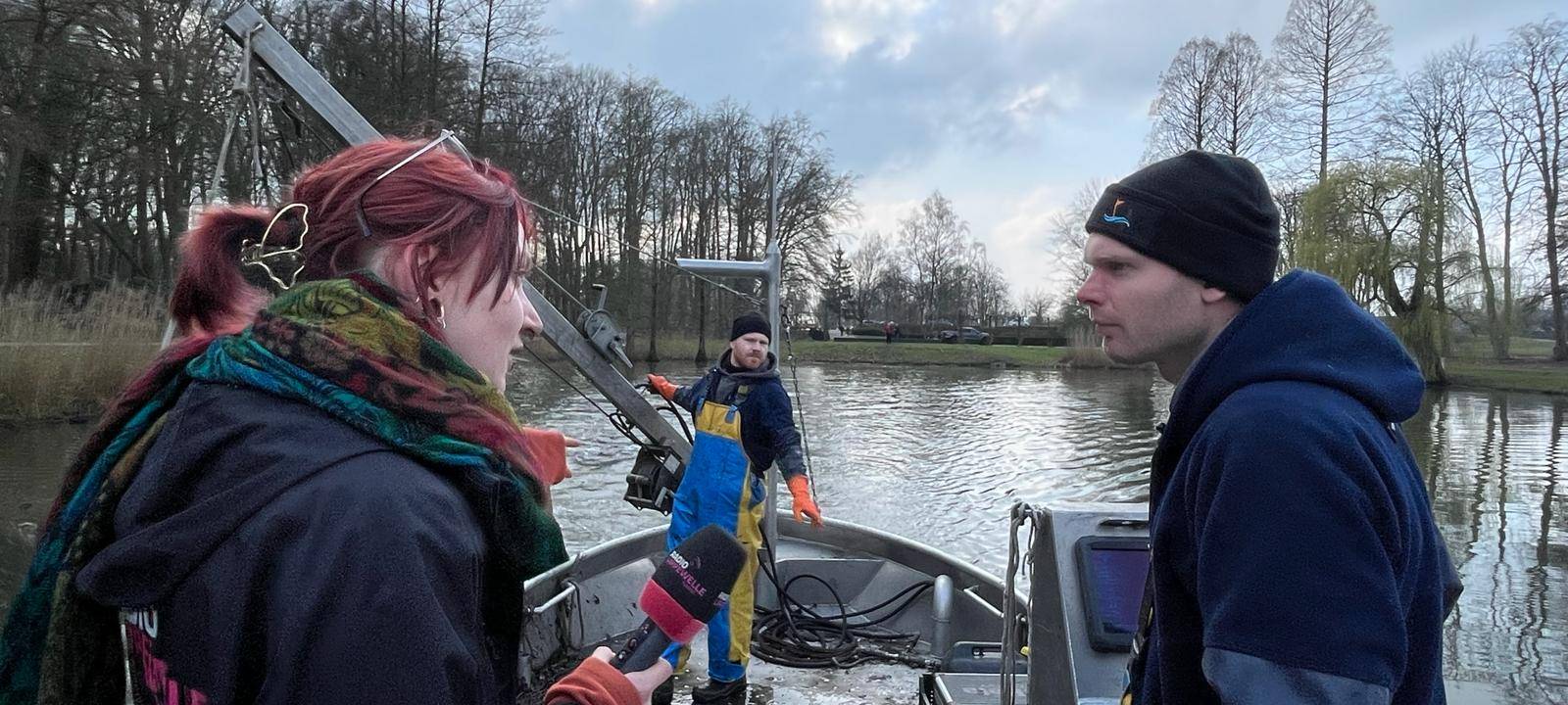 Muschel-Evakuierung im Kurpark Hamm