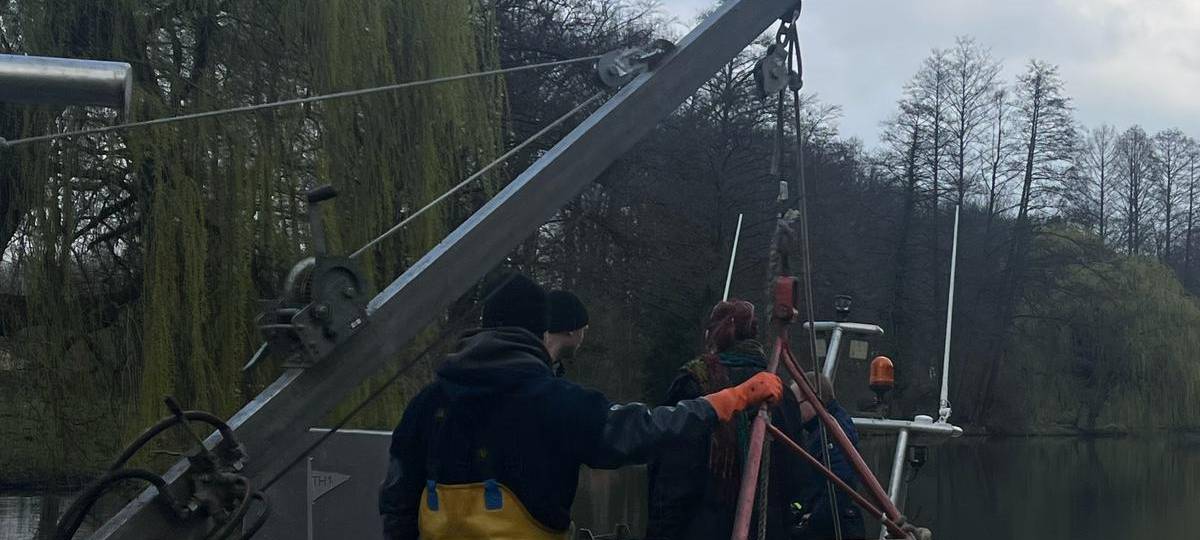 Muschel-Evakuierung im Kurpark Hamm
