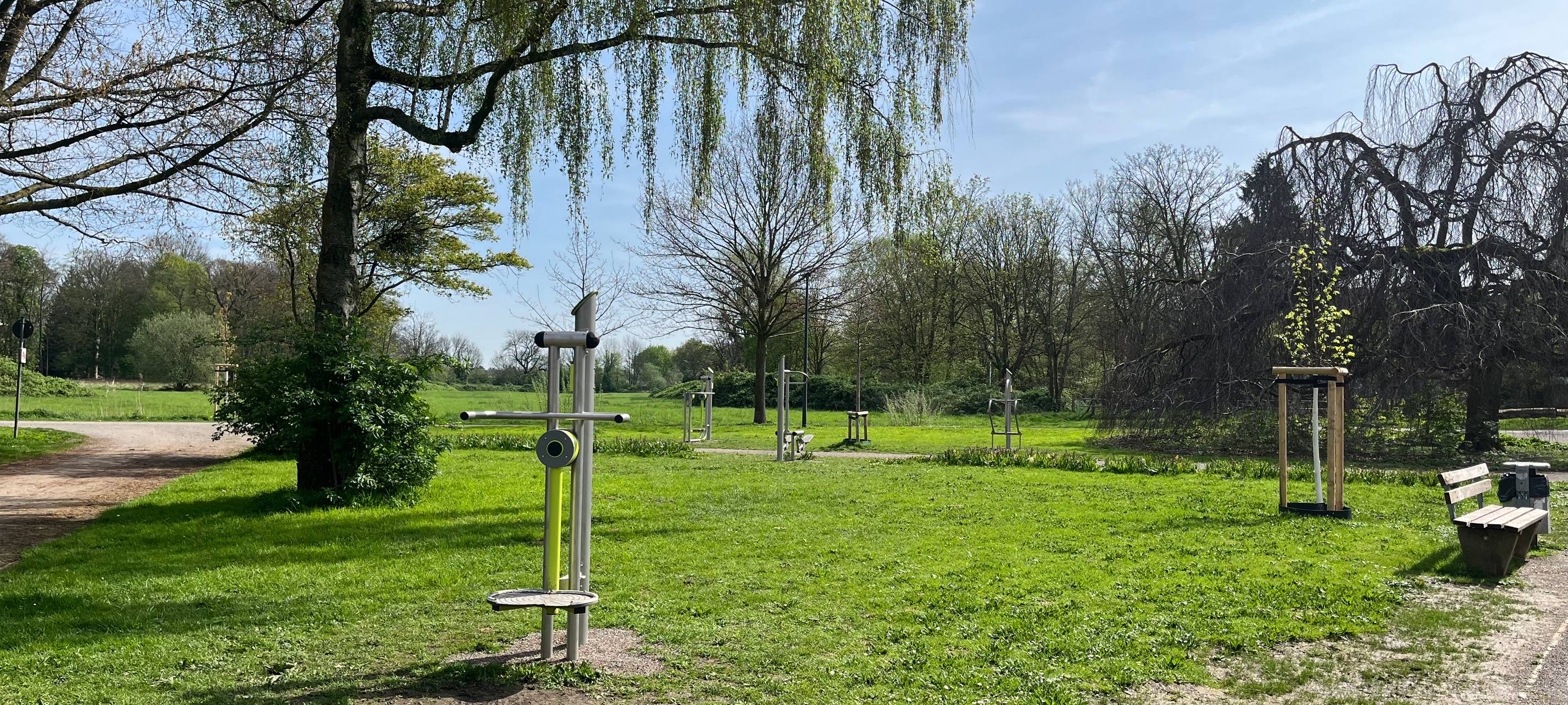 Der neue Sport-Parkour im OLG-Park.