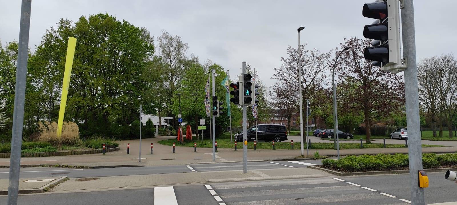 Neue KI-Ampel soll Schüler in Werries schützen.