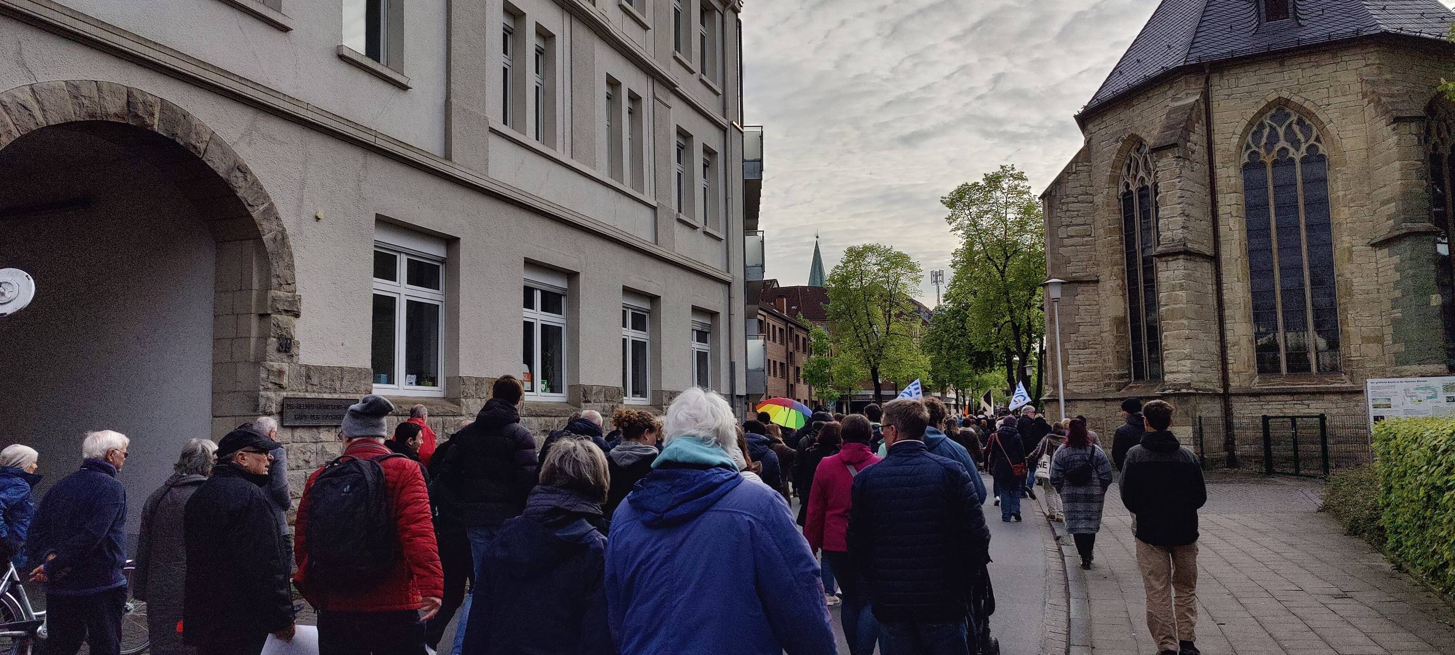 "Bunt statt braun." - Eindrücke von der Demo gegen rechts in Hamm