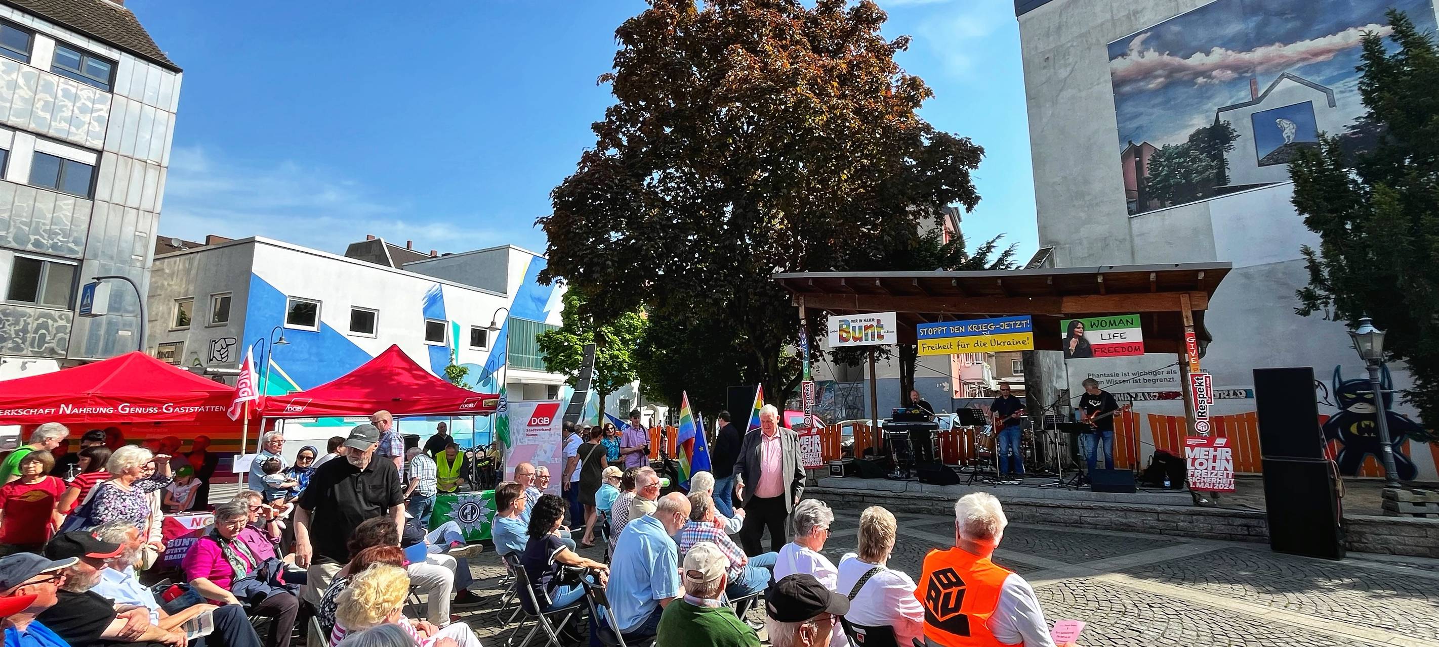 NRW-Arbeitsminister Laumann bei Maikundgebung in Hamm