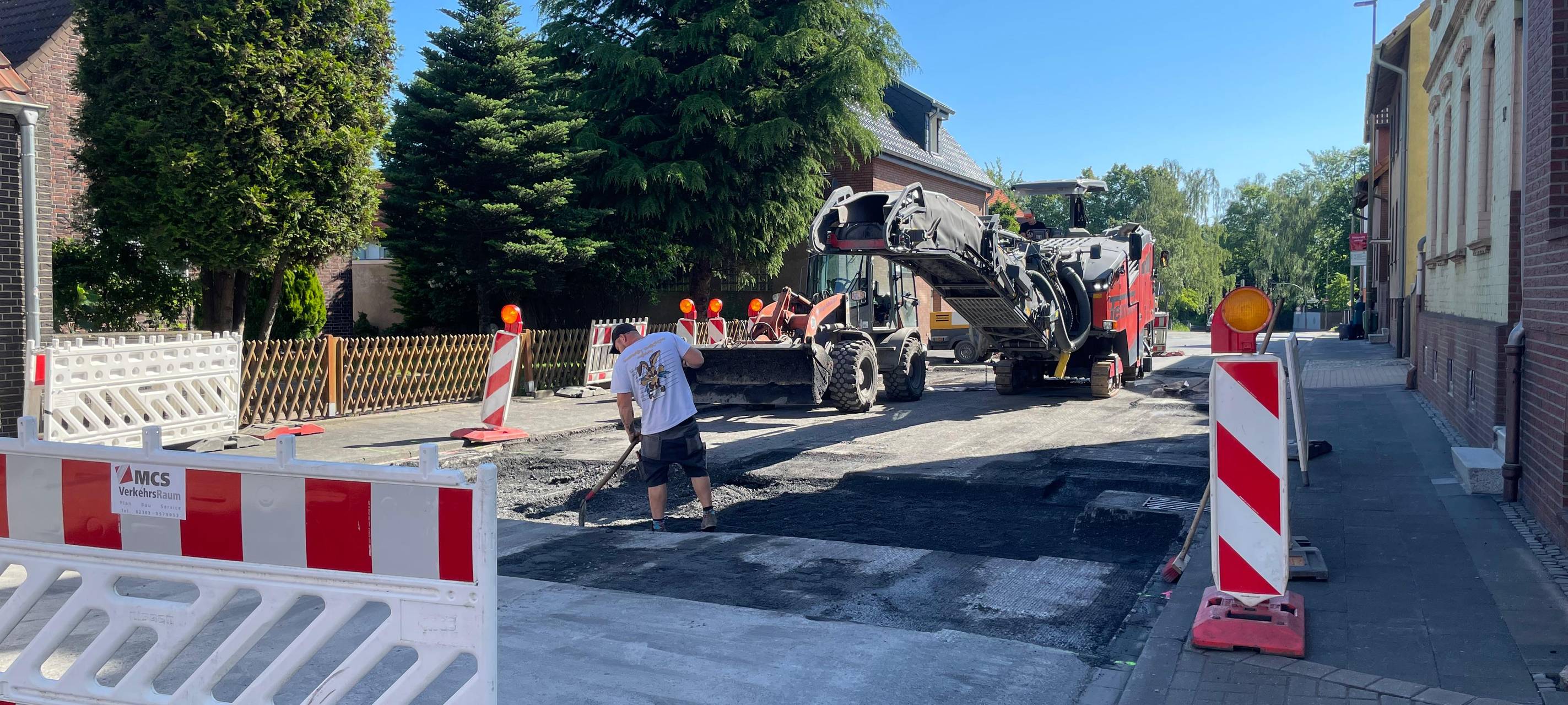 Die Baustelle am Nordenstiftsweg