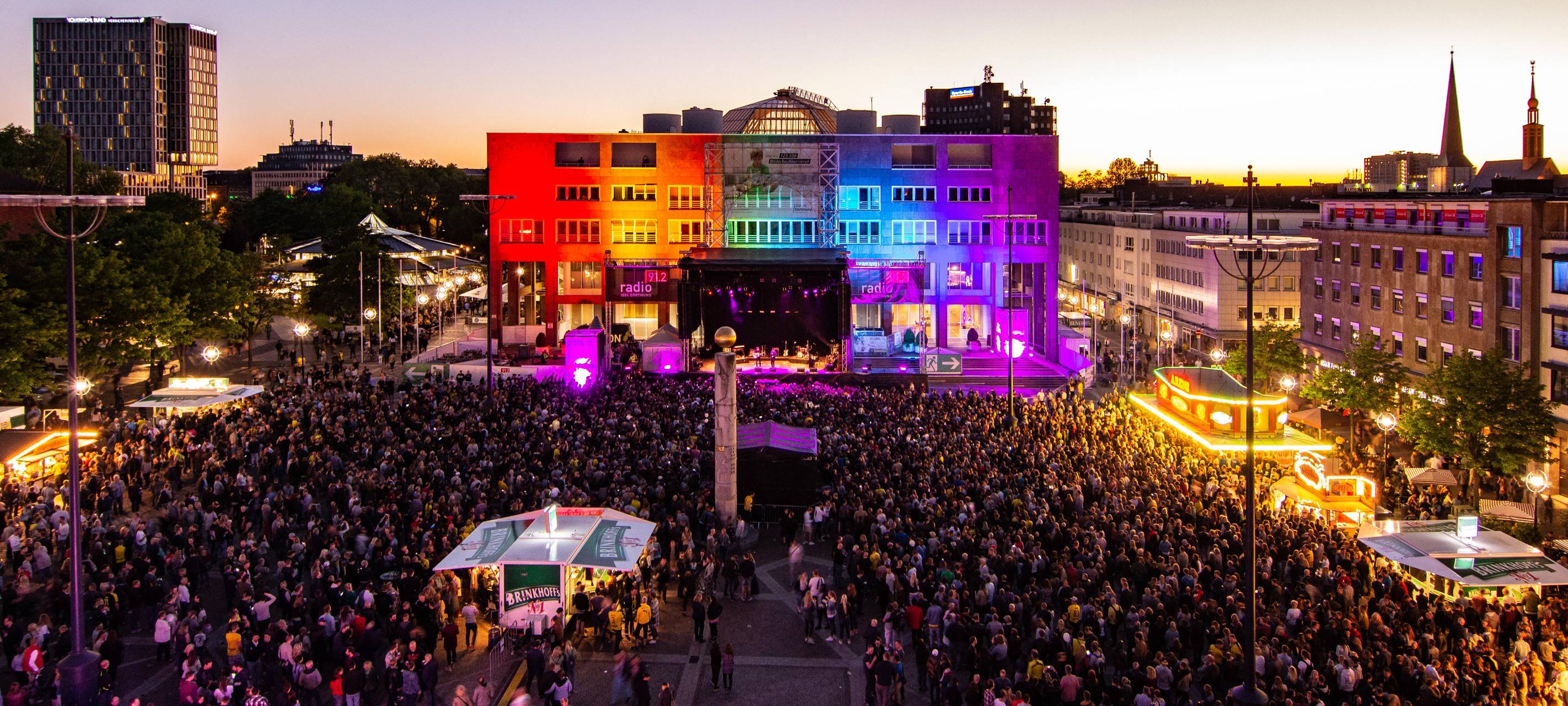 Dortmund Host City: Fan Zone auf dem Friedensplatz