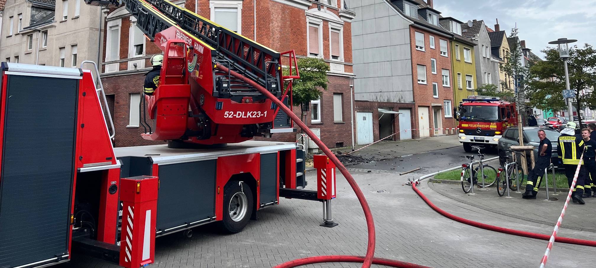 Mehrfamilienhaus in Hamm nach Brand weiter unbewohnbar