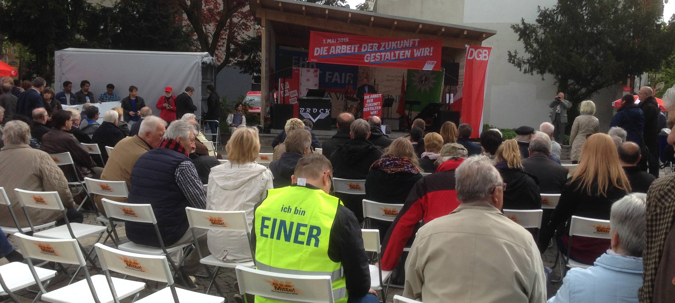 DGB lädt zur Maikundgebung auf den Lutherplatz in Hamm