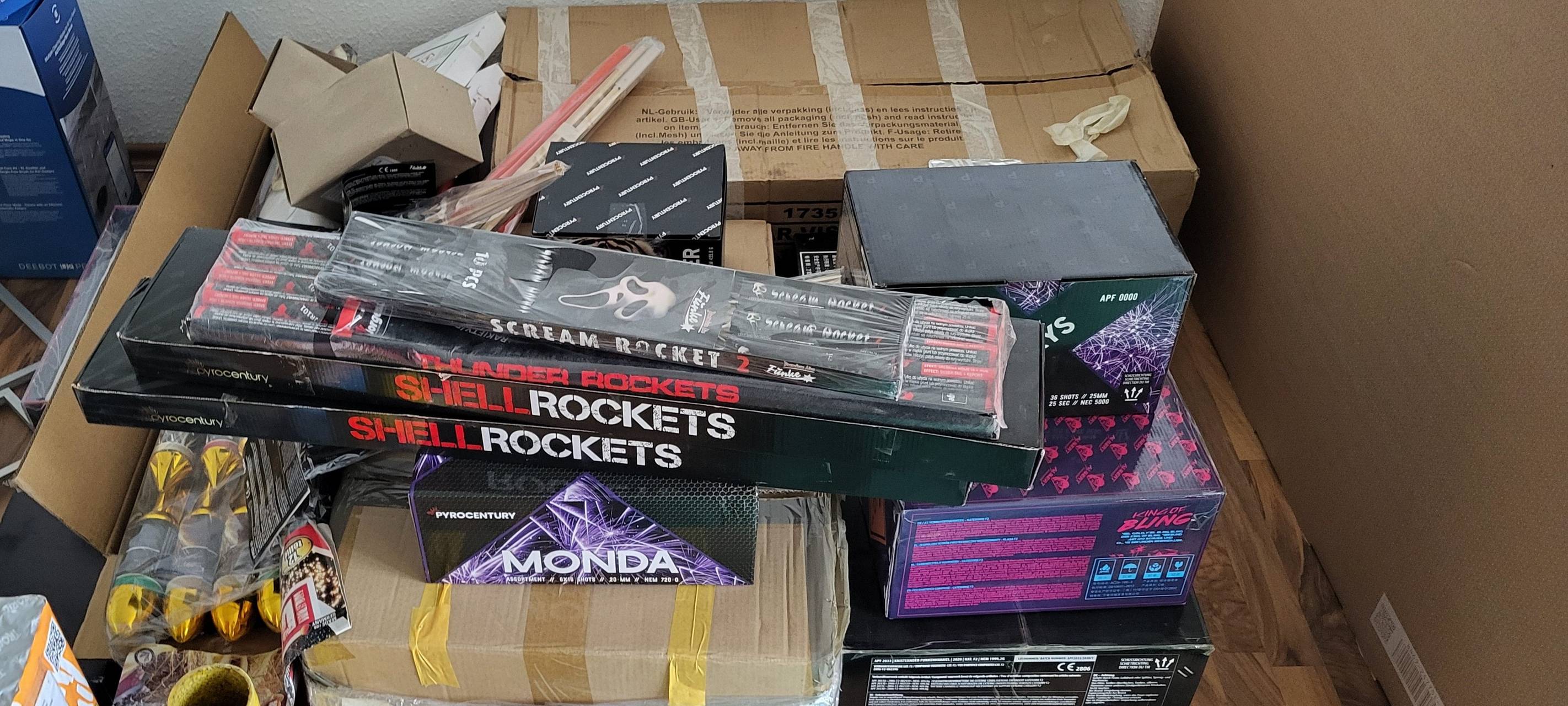 Mann aus Hamm hortet illegale Pyrotechnik