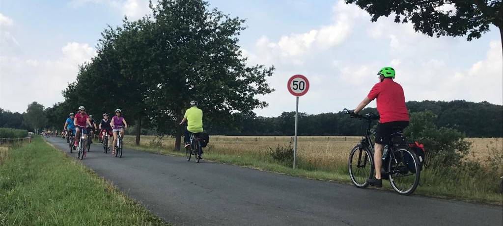 Radeln zwischen Soest und Hamm beim Sattel-Fest