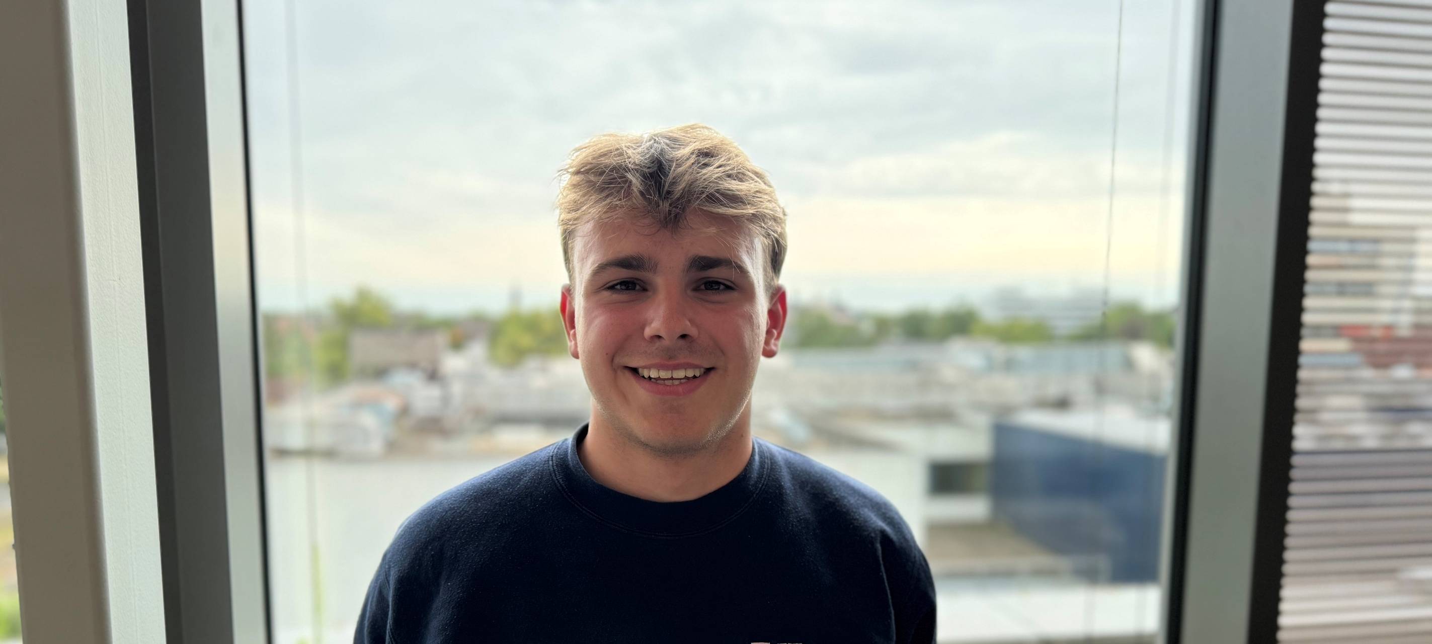 Joel aus Hamm ist als Volunteer bei den olympischen Spielen in Paris dabei.