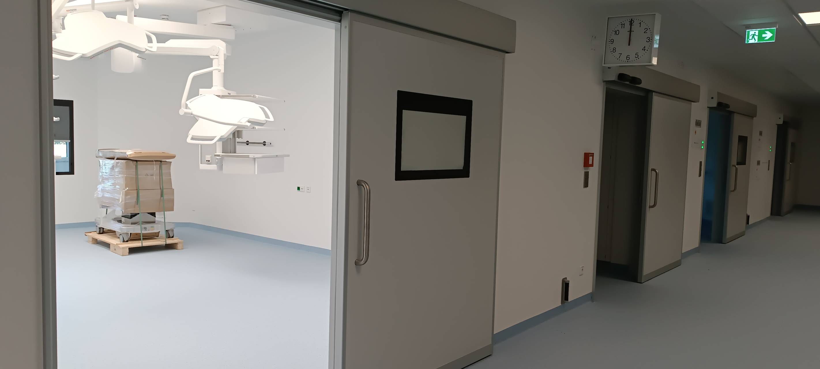 Baustelle der St. Barbara-Klinik Hamm fast fertig