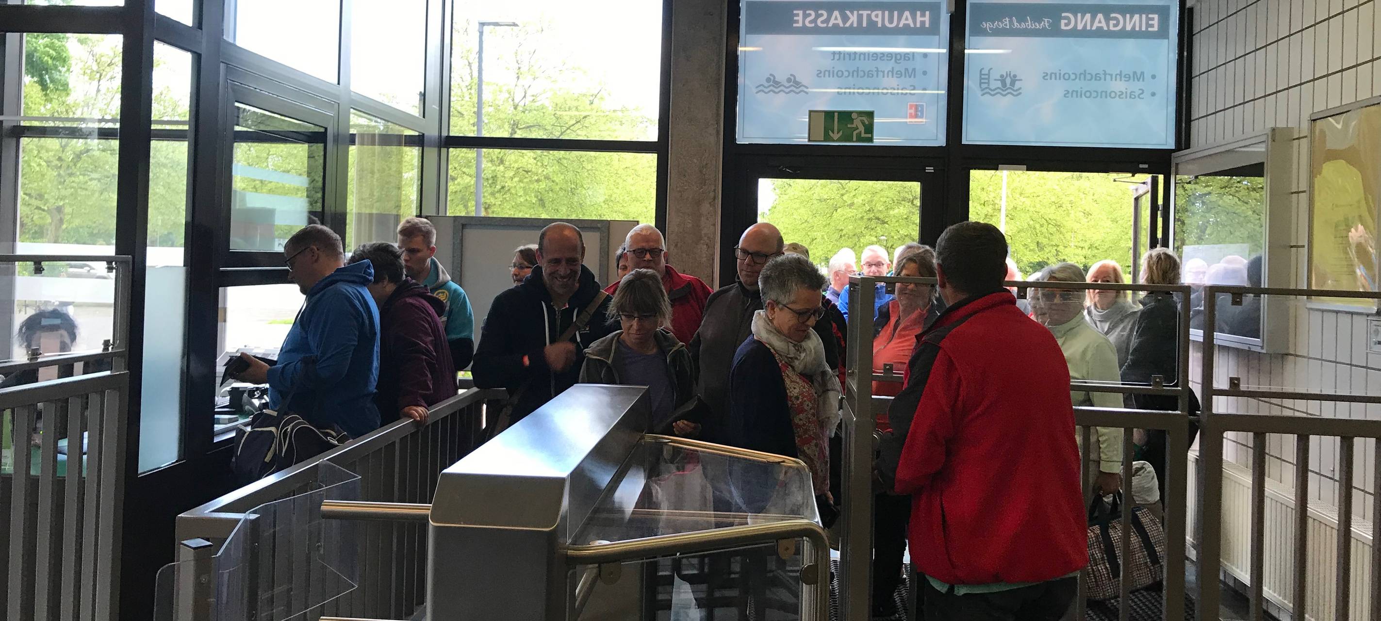 Anschwimmen Freibad Süd