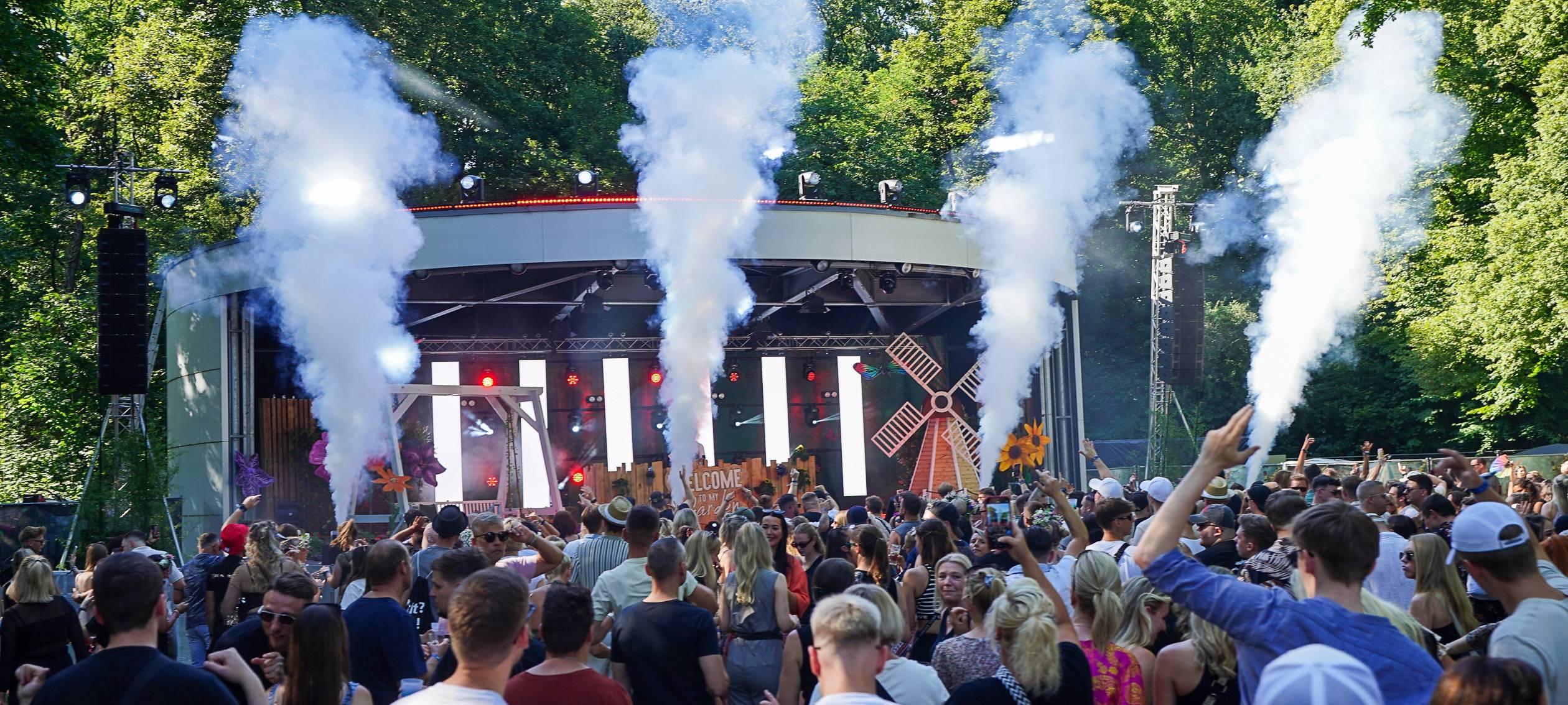 DJ-Festival Welcome To My Garden 2024 begeistert Fans im Kurpark von Hamm