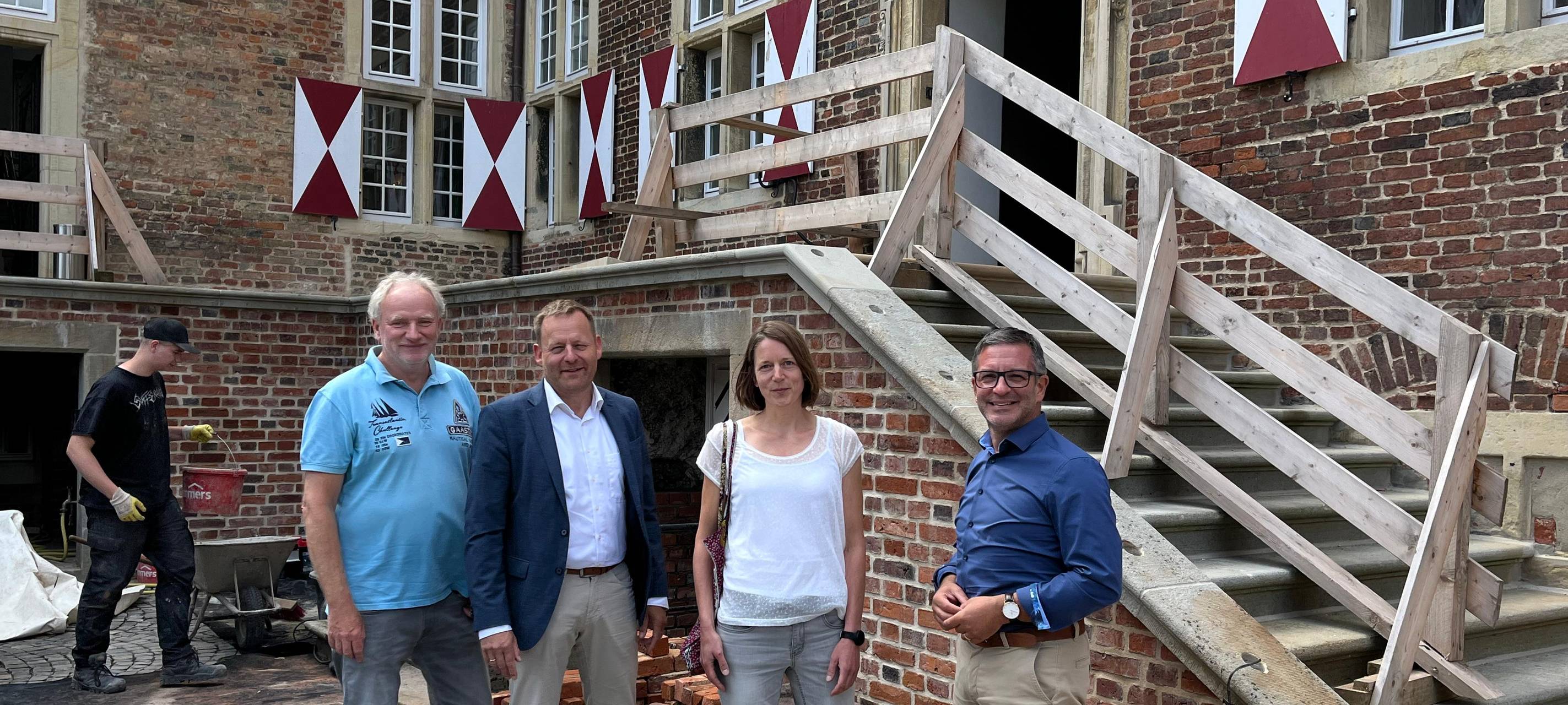 Die Sanierung am Schloss Oberwerries nähert sich dem Ende