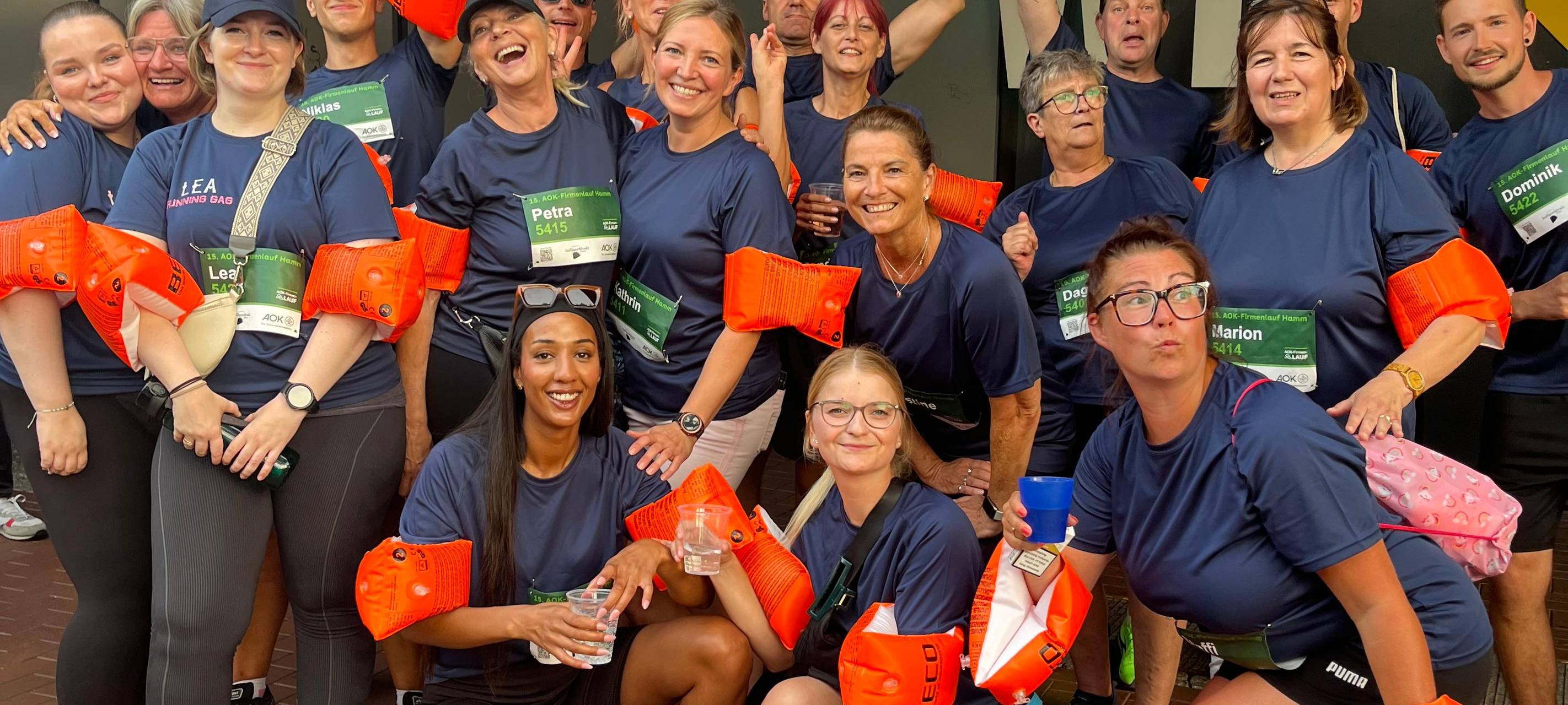 15. AOK Firmenlauf in Hamm mit der Lippewelle