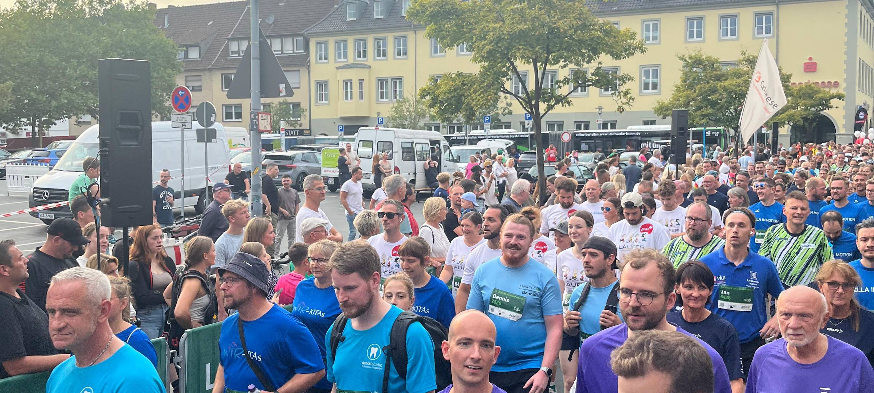 15. AOK Firmenlauf in Hamm mit der Lippewelle