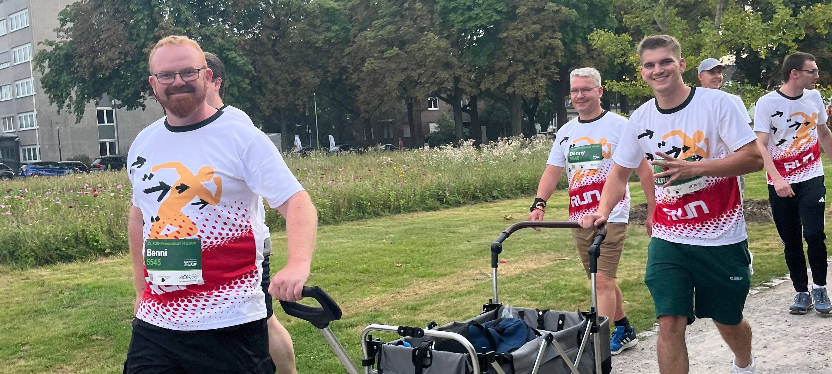 15. AOK Firmenlauf in Hamm mit der Lippewelle