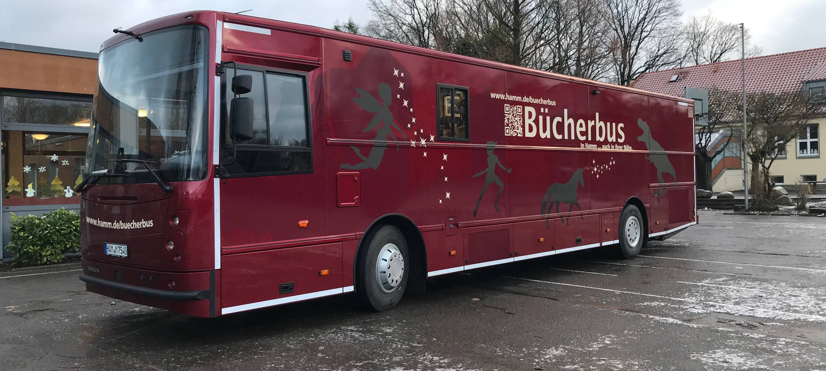 Bücherbus mit neuem Fahrplan