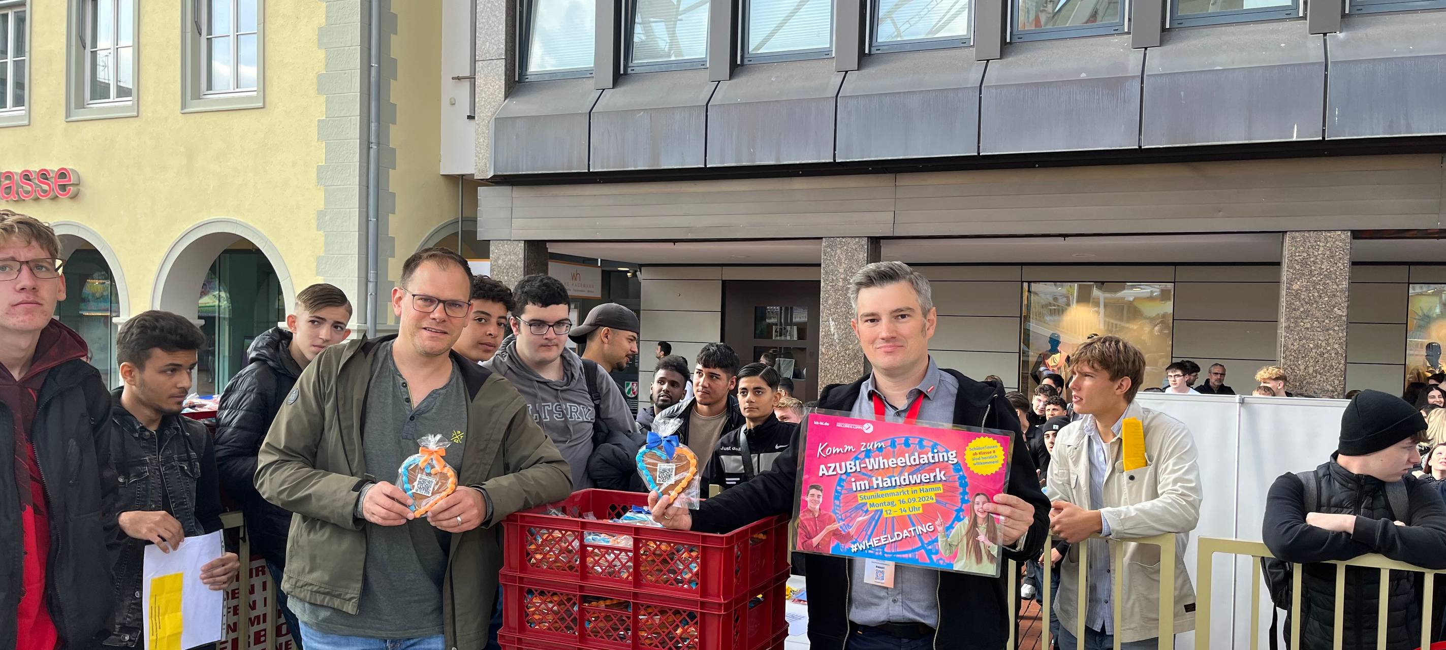 Das Azubi-Wheeldating auf dem Stunikenmarkt.