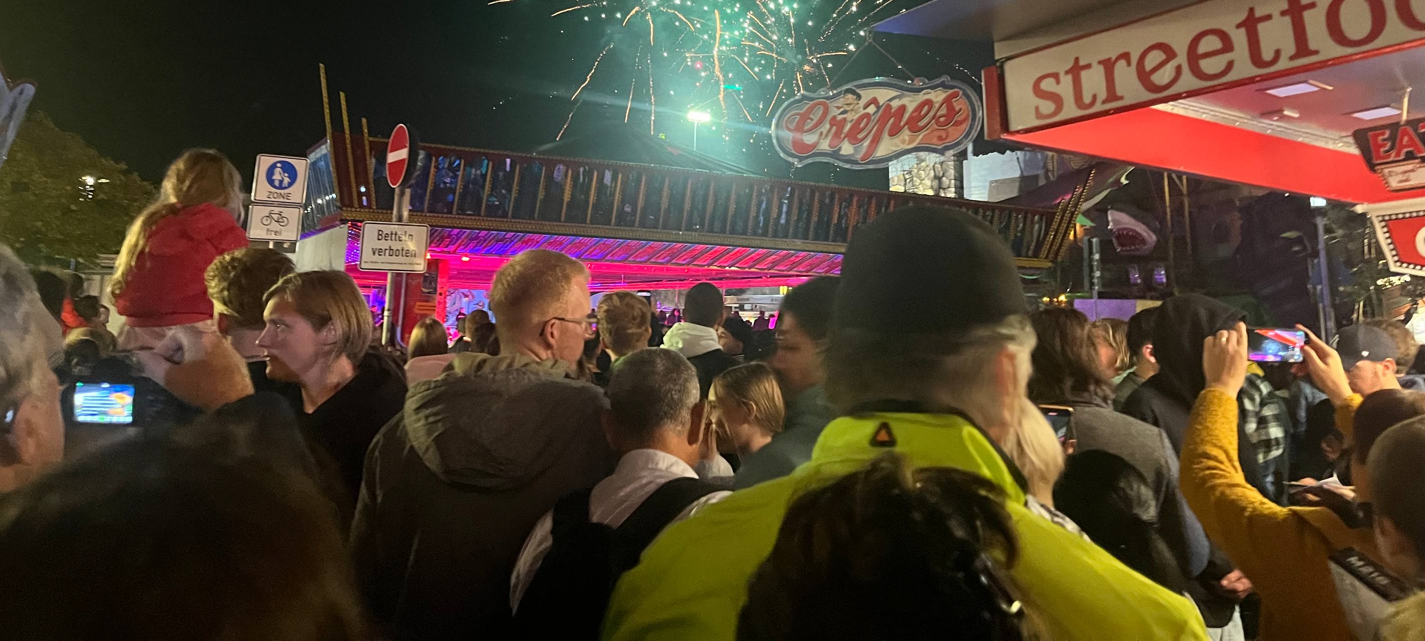 Das Feuerwerk beim Stunikenmarkt 2024 in Hamm