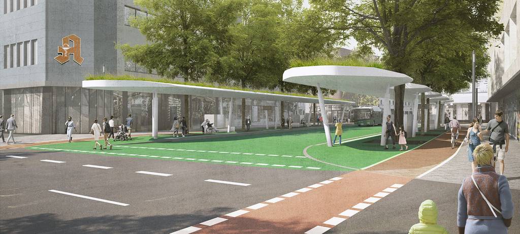 So in etwa soll das Westentor nach dem Umbau aussehen.