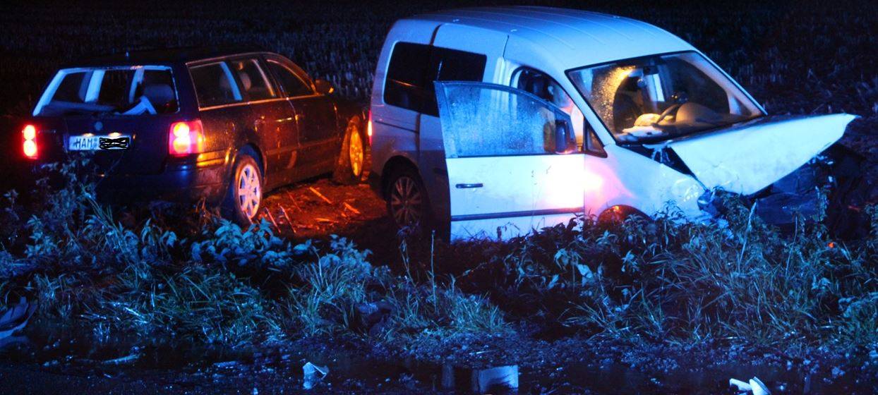 Vier kaputte Autos und Verletzte bei Autounfällen in Hamm