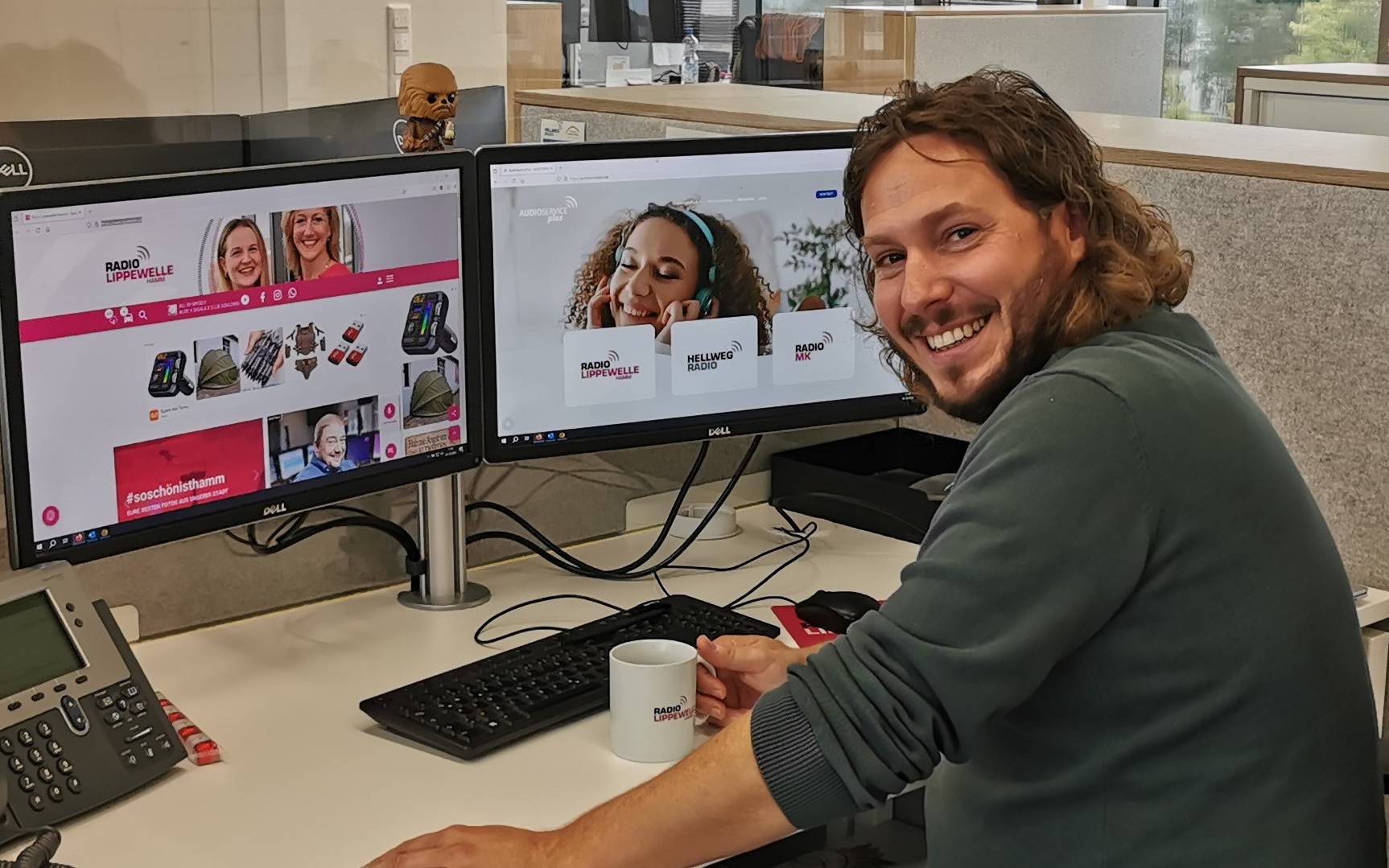 Sven Lichtblau aus dem Lippewelle Team freut sich über Ihren Anruf unter 02381 105 362.