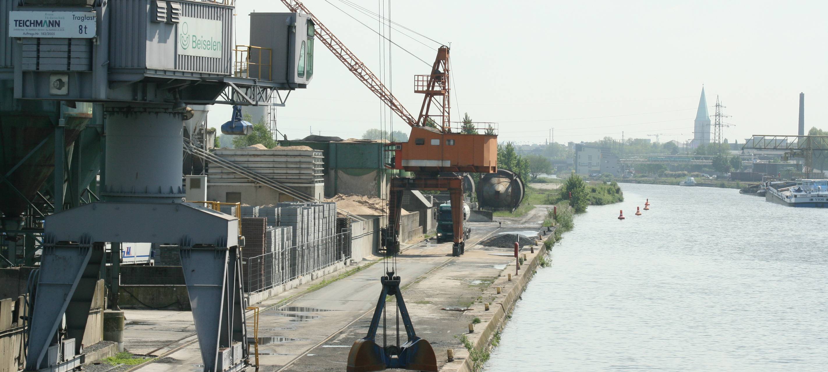 Hafen in Hamm hat gut zu tun