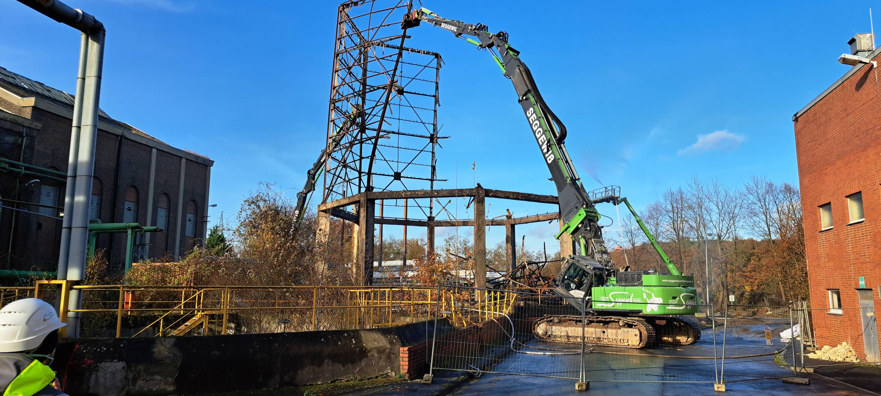 Nach Brand in Hamm: Kühlturmreste abgerissen