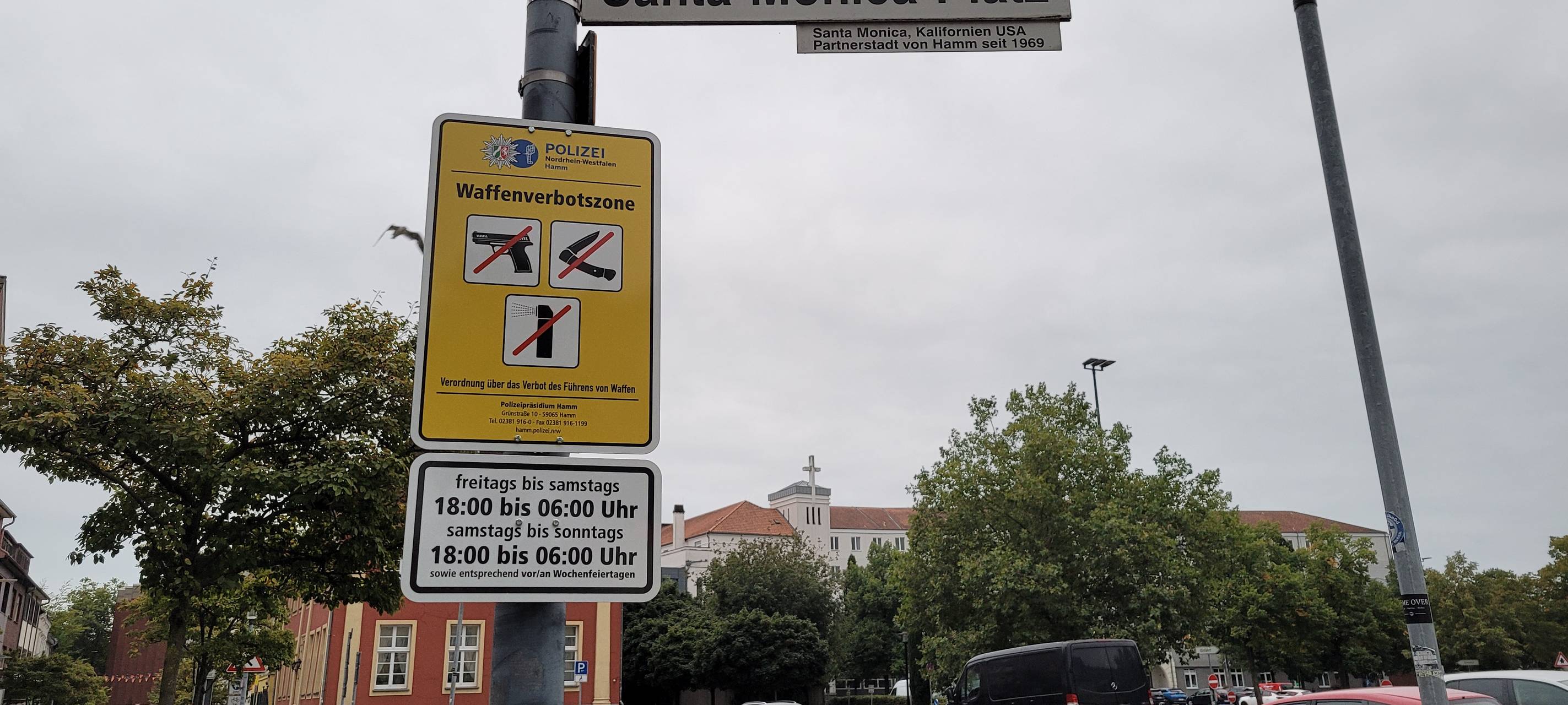 Waffenverbotszone in Hamm: Erfolgreiche Polizeikontrollen