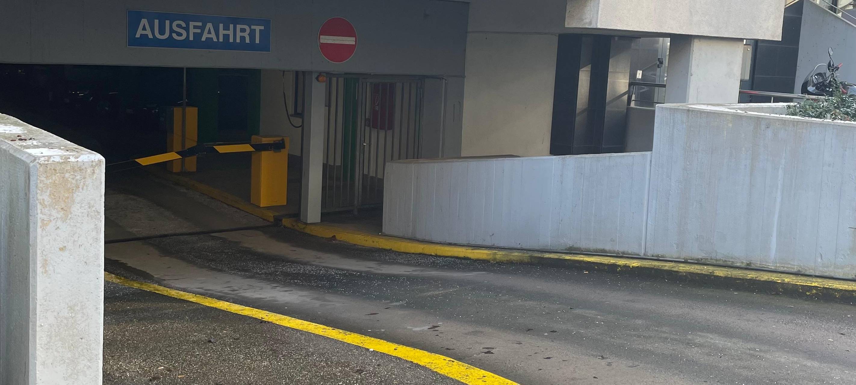 Die Tiefgarage unter dem Cineplex-Kino in der Innenstadt von Hamm.