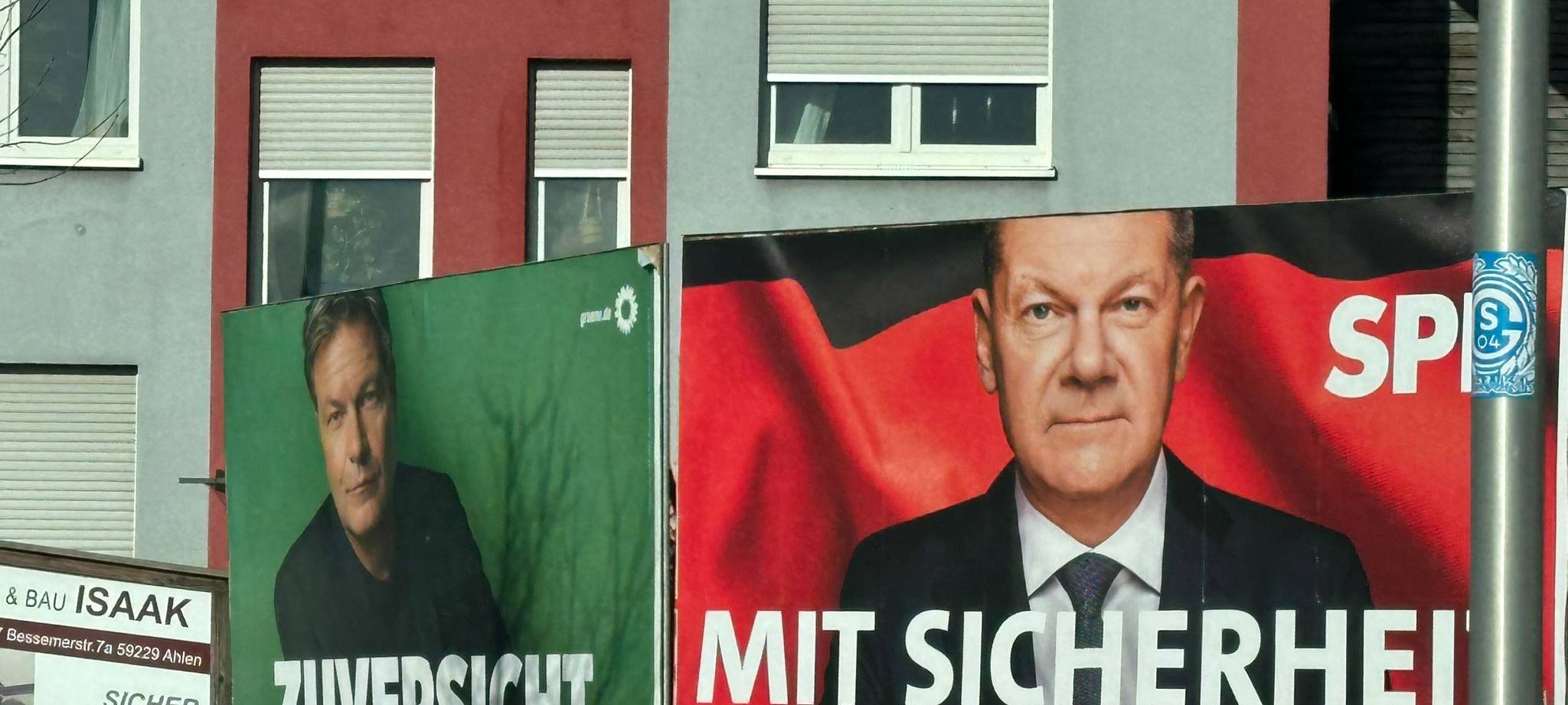 Beschädigte Wahlplakate in Hamm