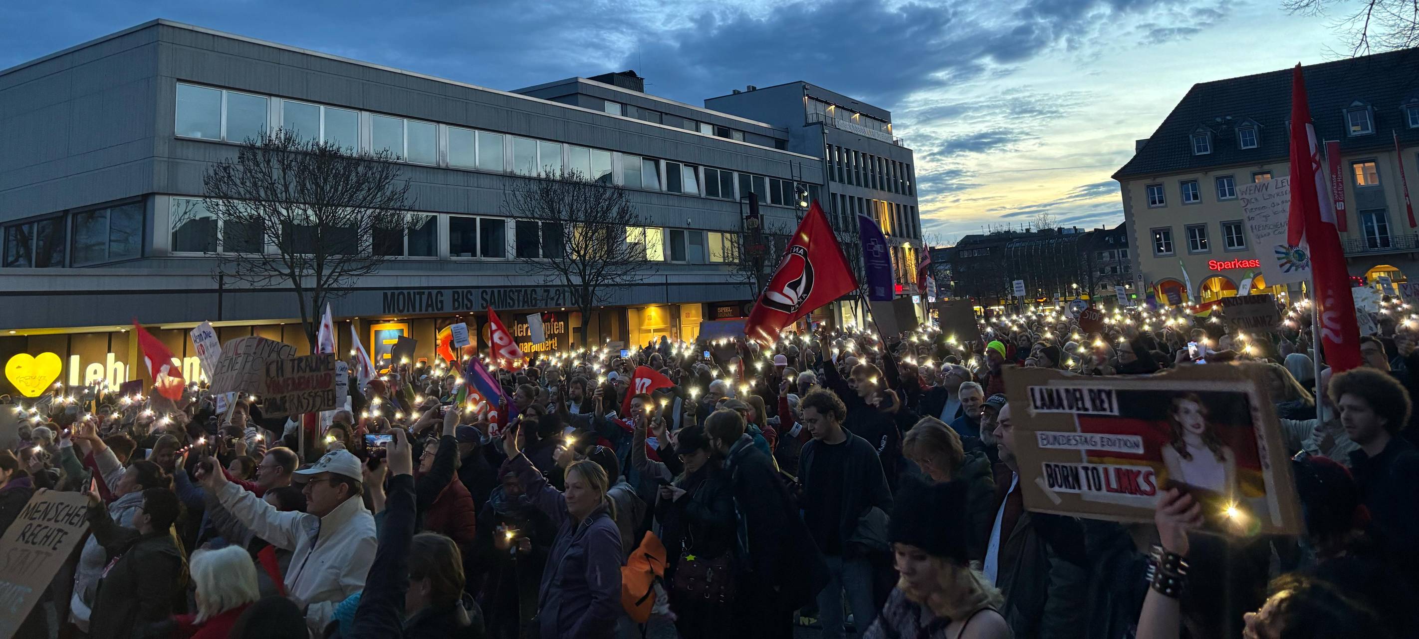1.500 demonstrieren in Hamm für Demokratie und Vielfalt