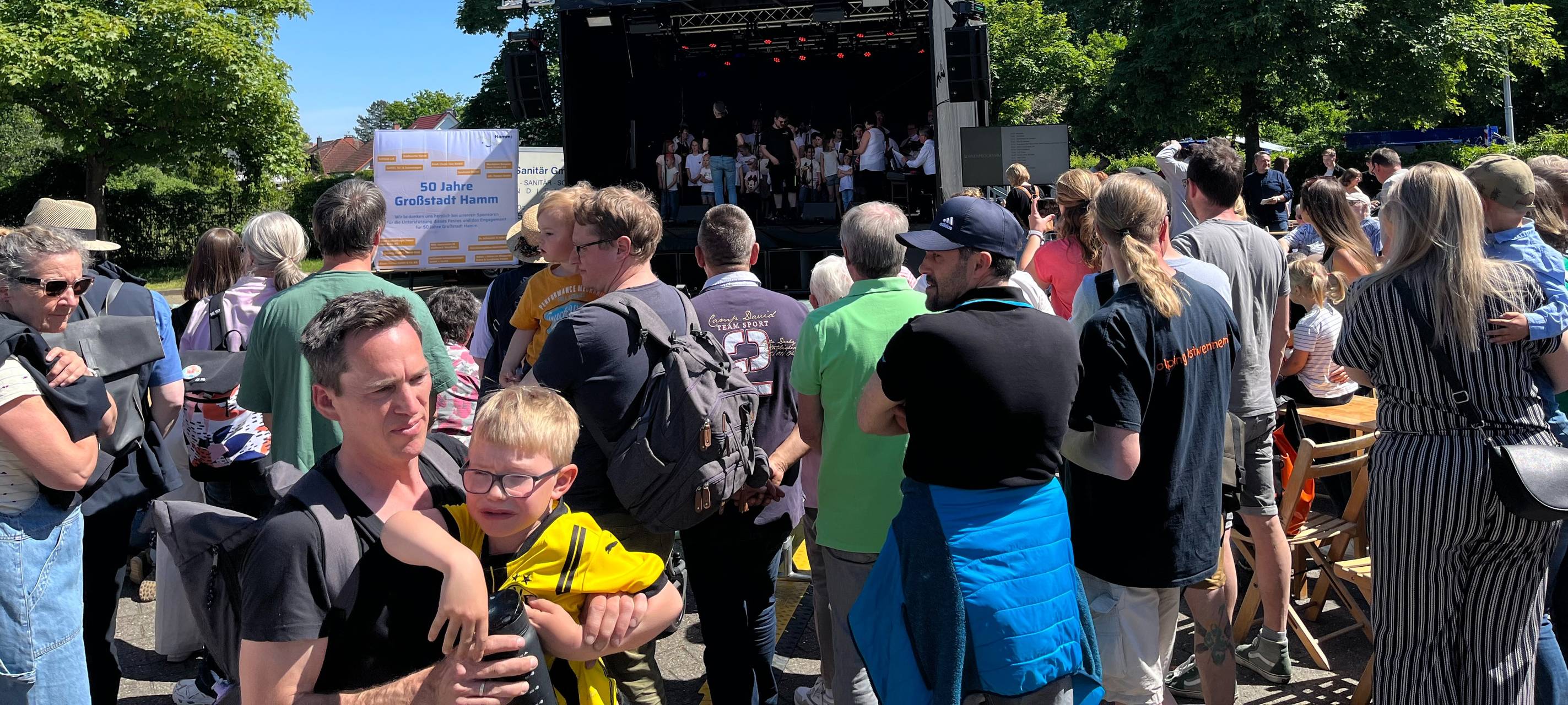 Bühne beim Stadtbezirksfest Hamm-Uentrop