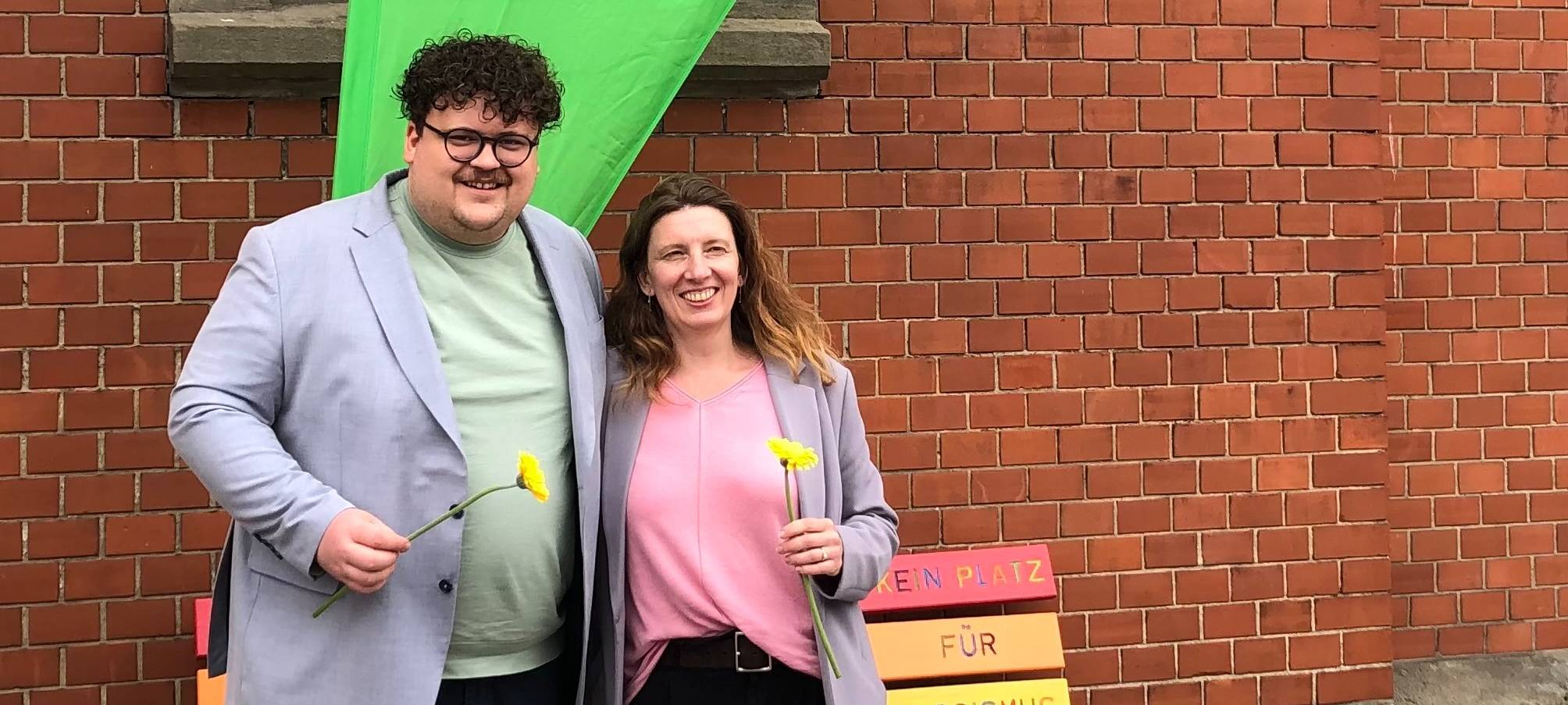 Duo für Kommunalwahl Grüne Hamm