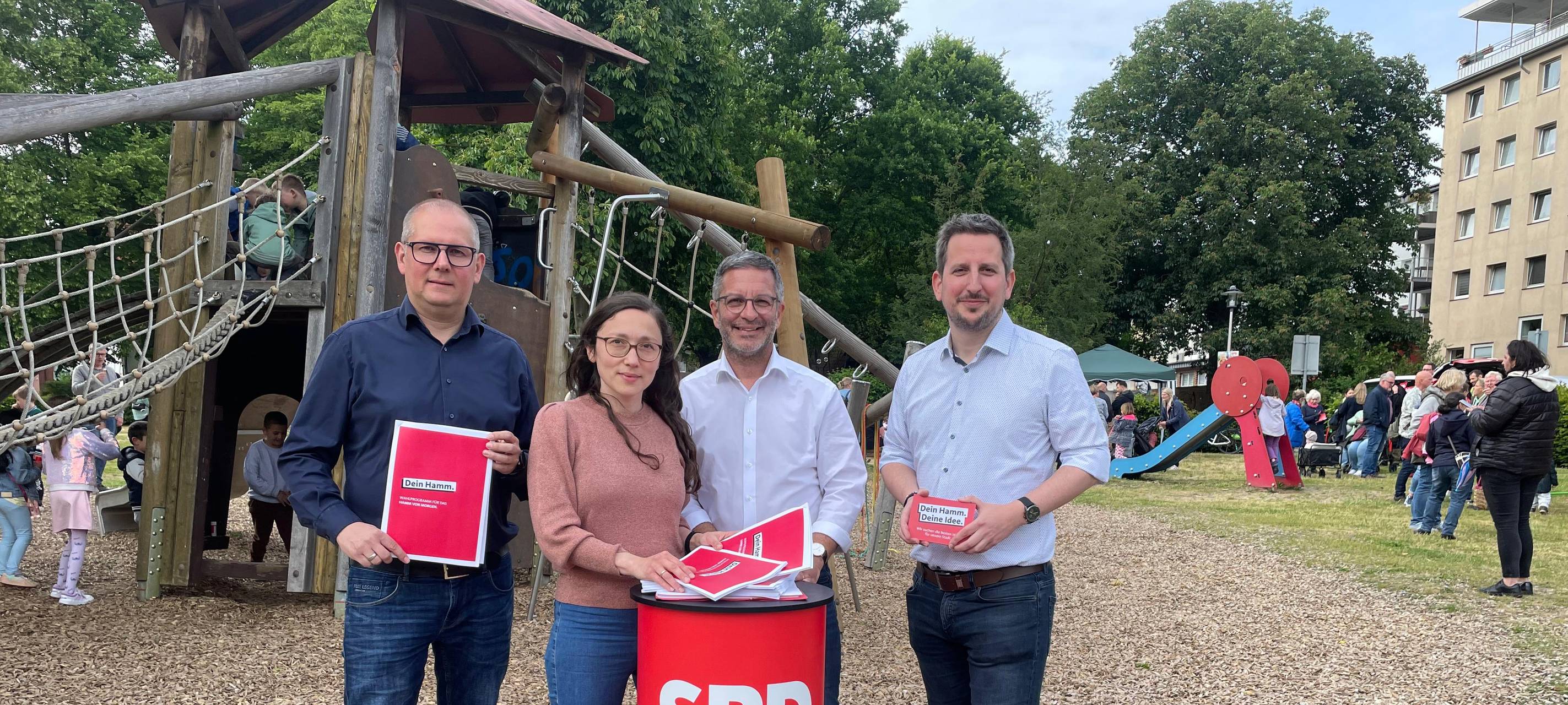 Wahlprogramm der SPD für die Kommunalwahl in Hamm steht