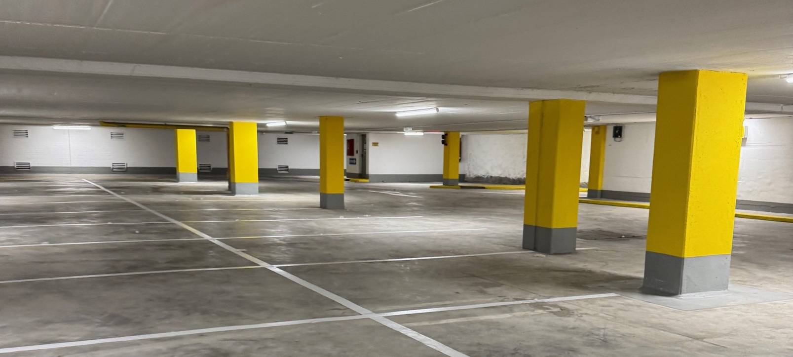 Die Cineplex-Tiefgarage nach der Renovierung.