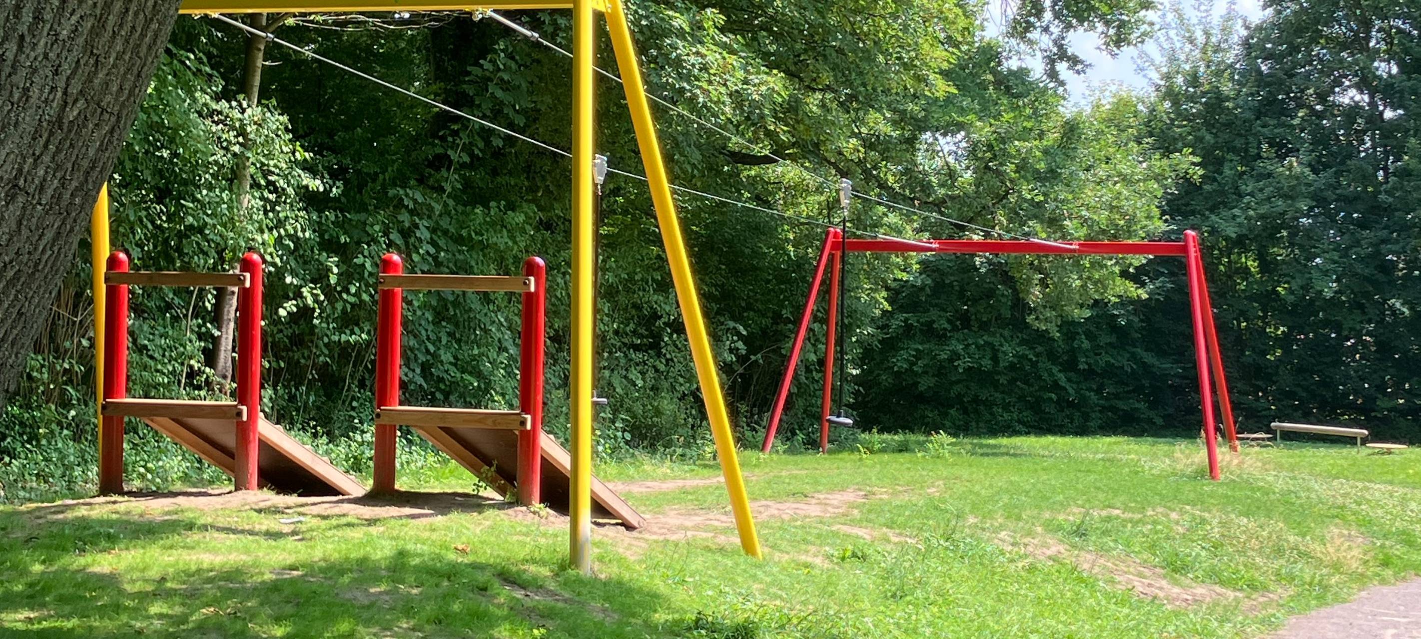 Erste Doppel-Seilbahn auf Spielplatz in Hamm