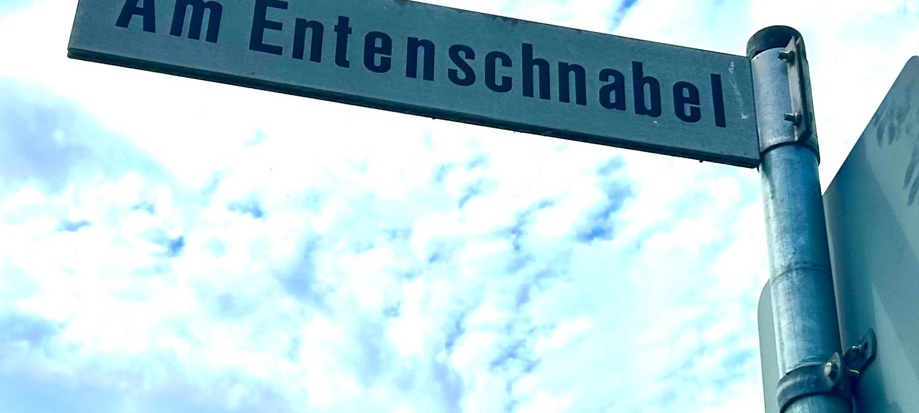 Die Straße Am Entenschnabel in Werries.
