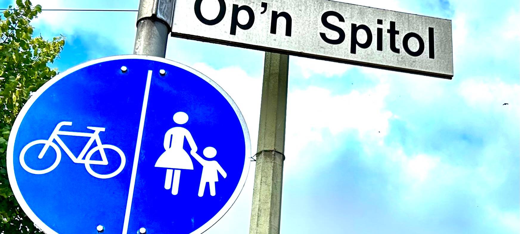 Die Straße Op'n Spitol in Heessen.