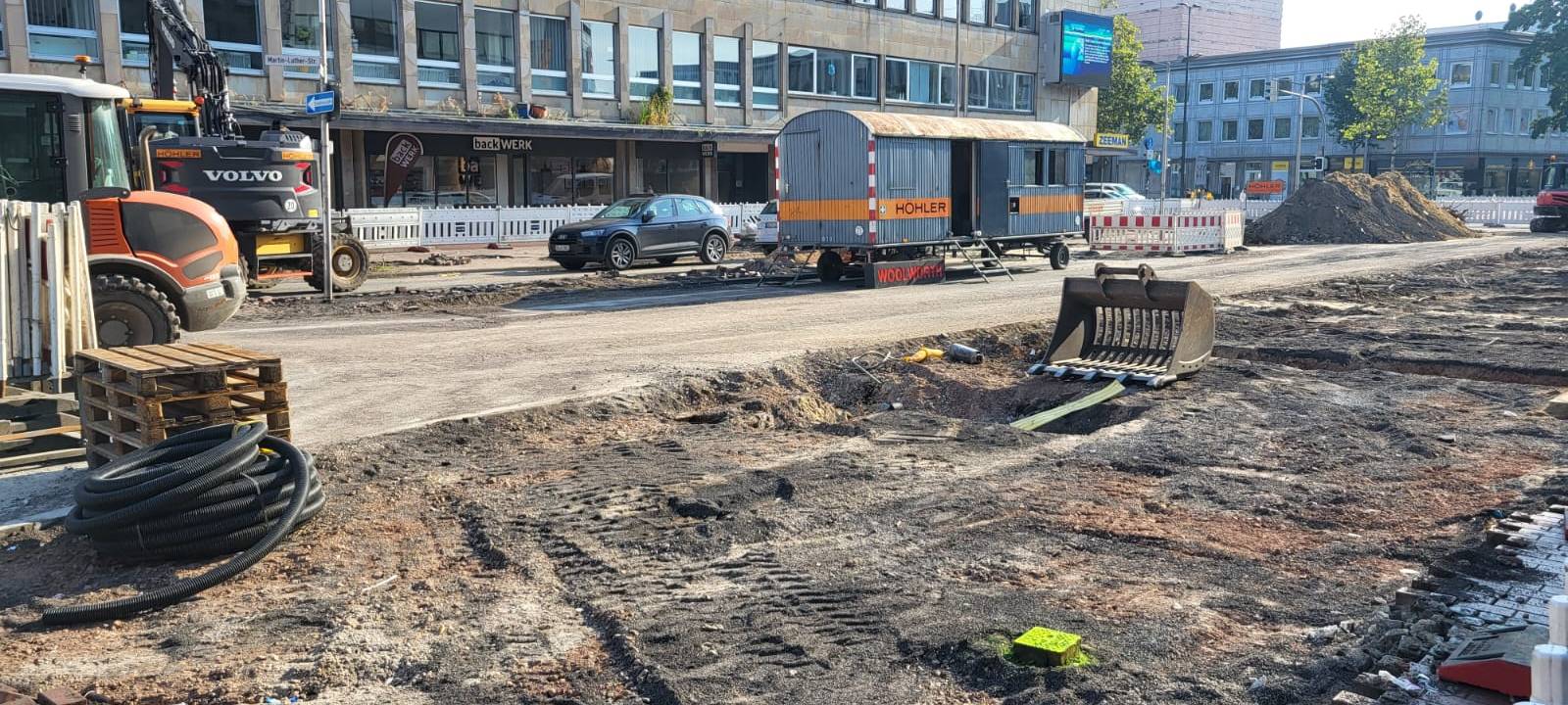 Baustelle am Westentor