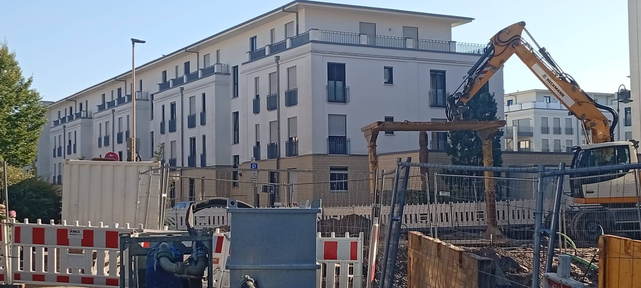 Die Baustelle an der Sedanstraße wird sich durch Altlasten weiter verzögern.