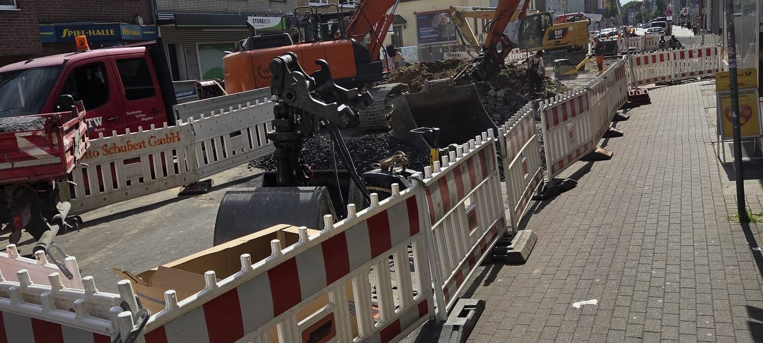 Nach Wasserrohrbruch: Werler Straße länger gesperrt