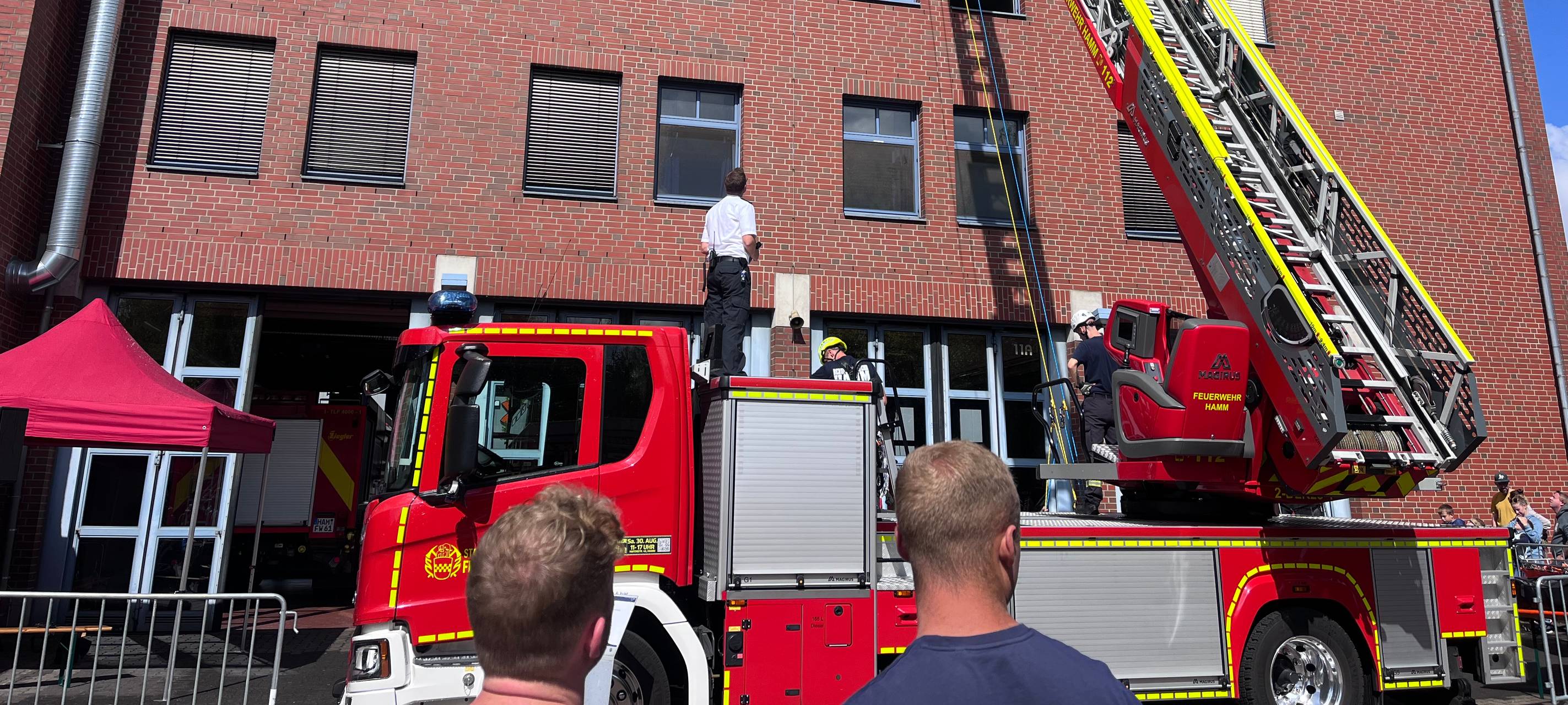 Feuerwehr in Hamm feiert Riesen-Party