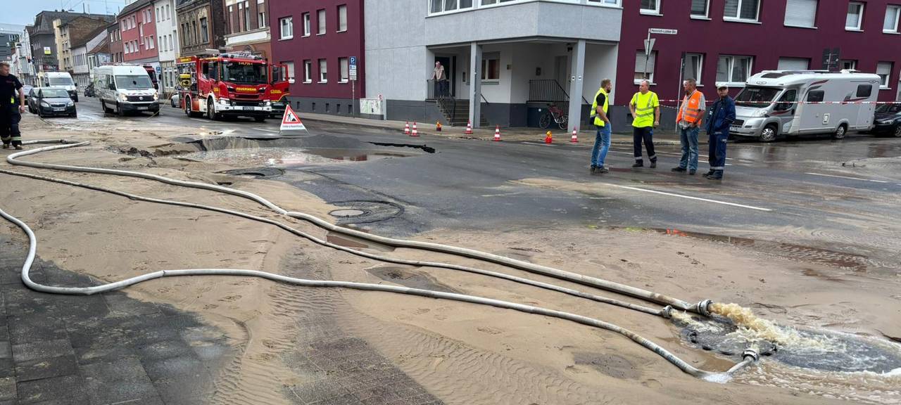 Werler Straße in Hamm: Freigabe nach Wasserrohrbruch