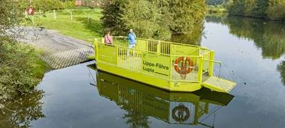 Lippefähre in Hamm geht in Herbstbetrieb